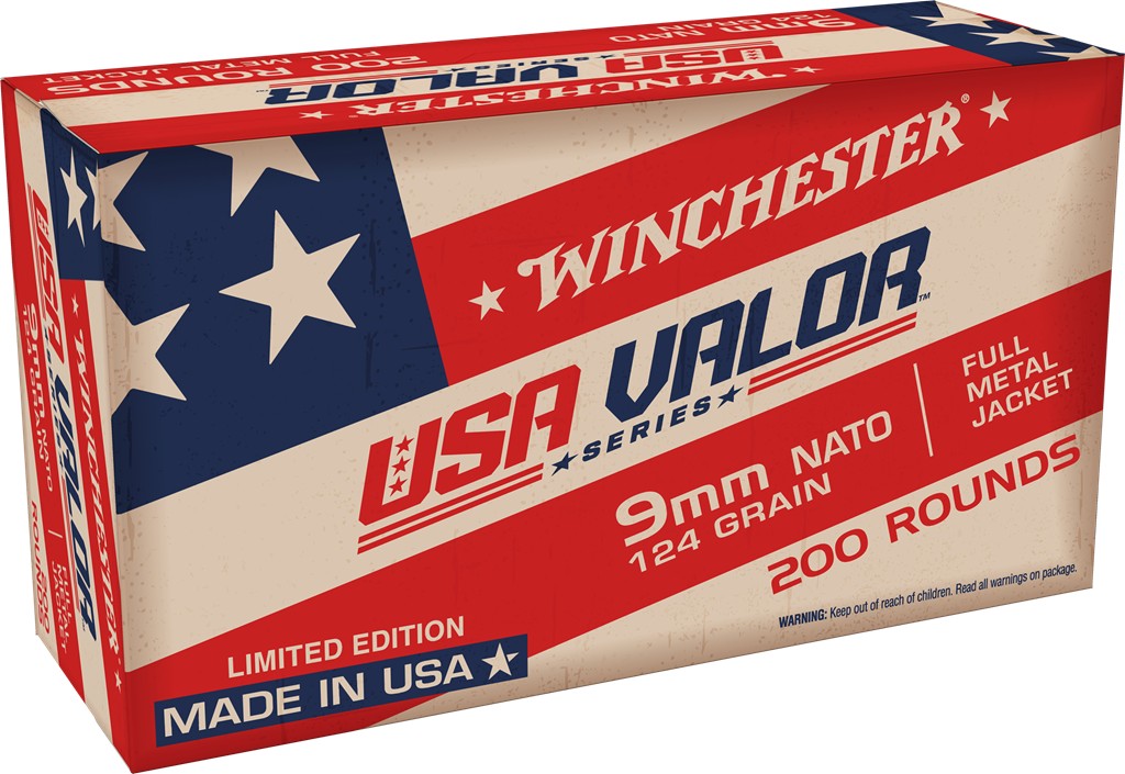 WIN VALOR 9MM 124GR FMJ 200 - 556 Black Friday Promotion